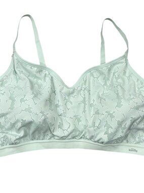 Kindly NWT Surf Spray Soft Cup Breathable Bralette Bra Size XXXL